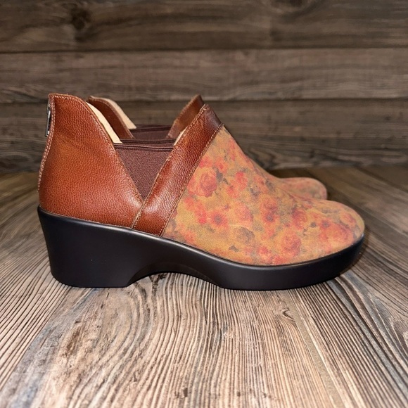 Alegria Shoes - Alegria Natalee Cognac and Roses Bootie